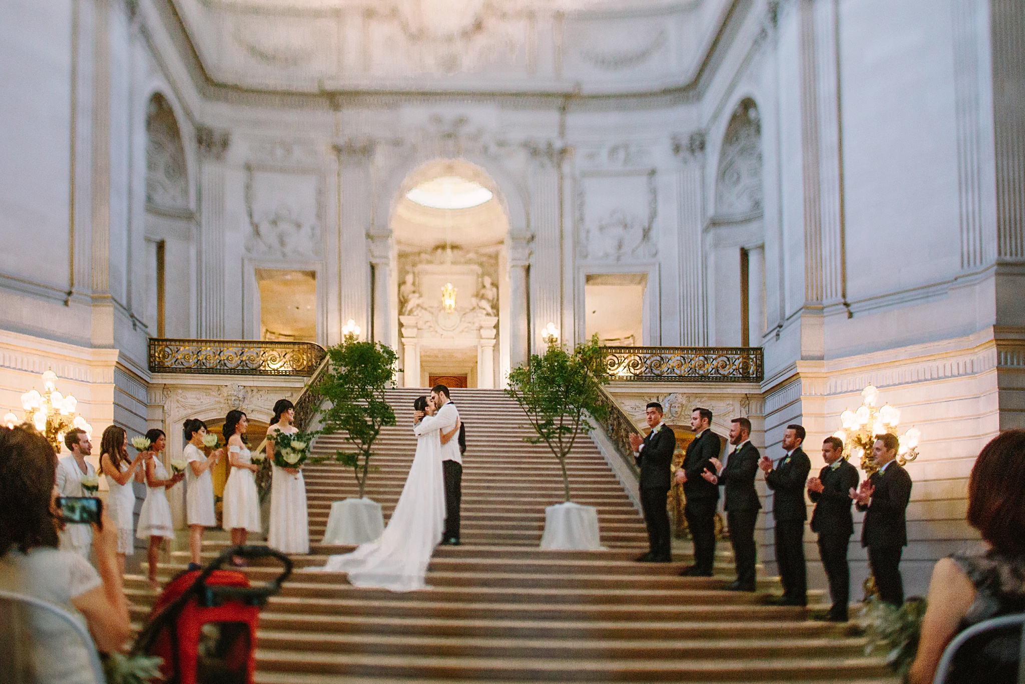 San Francisco City Hall War Memorial Green Room Wedding 0120